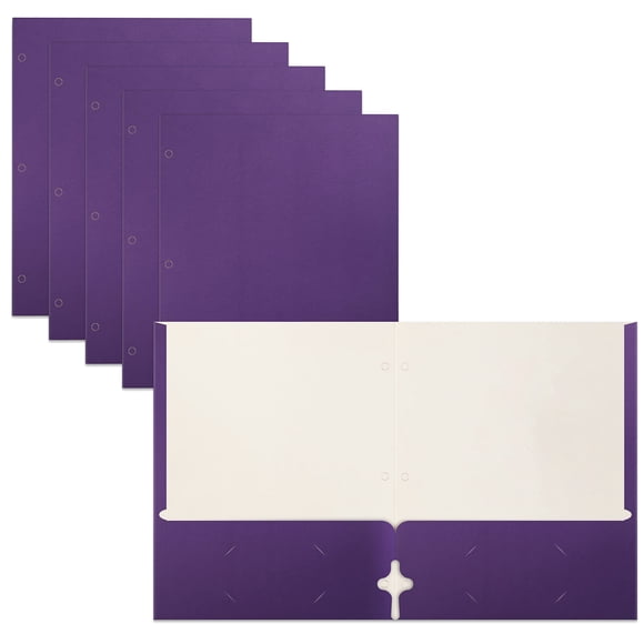 Portfolio Folders Better Office Products, color morado, paquete de 50