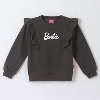 Polerón Cerrado Niña Vuelos Gris Barbie