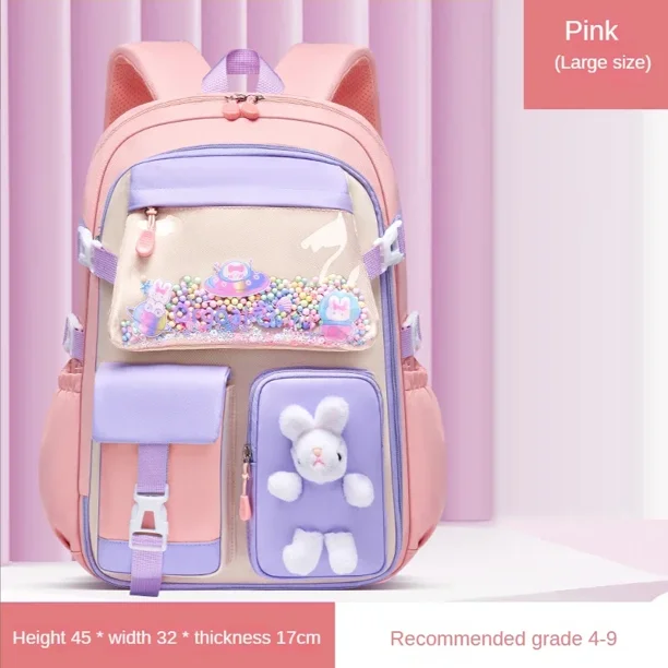 Girls Refrigerator Quicksand Primary School Backpack 1-3-6-9 Grade Junior High School Boys Casual Children Backpack