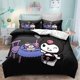 thumbnail image 1 of Bed- Duve-t Cov-er Anime- Cartoon Kuromi Melody -Kawaii Bed-ding Sets 3D Lightw-eight 3 Piece C-omforter Sets 1 Duvet -Cover and 2 -Pillow Shams for Boys Girl, 1 of 5