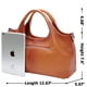 thumbnail image 3 of Bolso de mano Iswee de piel auténtica Sorrel para mujer, 3 of 6