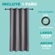 thumbnail image 2 of 1 Paño Cortina Lino Con Blackout Engomado Térmica 140x220 Color Gris oscuro, 2 of 5