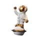 thumbnail image 3 of Figura Decorativa De Cosmonauta De Porcelana Para Sala De Estar, Adorno De Mesa, Moderno Y Elegante, 10,5x9x18cm, 3 of 5