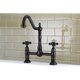 thumbnail image 2 of Grifo de cocina Kingston Brass Duchess Bridge bronce aceitado, 2 of 5
