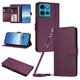 thumbnail image 1 of Funda Cartera Trébol para Motorola Moto G75 5G con Ranuras Tarjetas y Carga Inalámbrica Violeta, 1 of 6