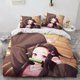 thumbnail image 1 of Dem-on- Kill-er Ne-Zuko An-ime Girl Duvet Cover- Set 100% -Microf-iber Bedding- Sets 3 Pieces- Ultra S-oft Skin-Friendly -Comforter -Cover Se-t, 1 of 5
