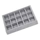 thumbnail image 3 of Caja De Bandeja De Exhibición De Joyería Apilable De Terciopelo Gris Para Joyería 15 Grid, 3 of 5