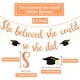 thumbnail image 2 of Banner Decorativo De Graduación She Believed She Could, 2 of 7