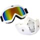 thumbnail image 4 of Máscara de moto y gafas desmontables Birdz Skylark White, 4 of 5