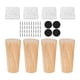 thumbnail image 3 of 4x Accesorios Para Patas De Gabinete, Patas De Muebles De Madera Para Sofá, Dormitorio, Sala De Estar, Altura 10cm, 3 of 5