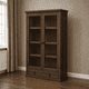 thumbnail image 2 of Vitrina "Horizon" de Madera Natural Vitrina Gran Formato - Café - 120x35x180 cm, 2 of 3