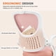 thumbnail image 3 of Silla Sweetcrispy Ergonómica de Oficina con Malla Rosa y Reposacabezas, 3 of 8