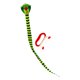 thumbnail image 4 of Cometa De Serpiente Fácil De Volar Cometa De Juguete Volador De Serpiente Para Juego De Granja Al Aire Libre Regalo De Cumplea?os 8 M Con Línea Roja, 4 of 5