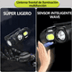 thumbnail image 2 of Linterna Frontal Recarga,faro Usb Xpg Cob 6000 Lm Con Sensor, 2 of 3