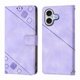 thumbnail image 1 of Funda Cartera para iPhone 17 con Soporte y Ranuras, Resistente a Golpes y Rayones Morado, 1 of 6