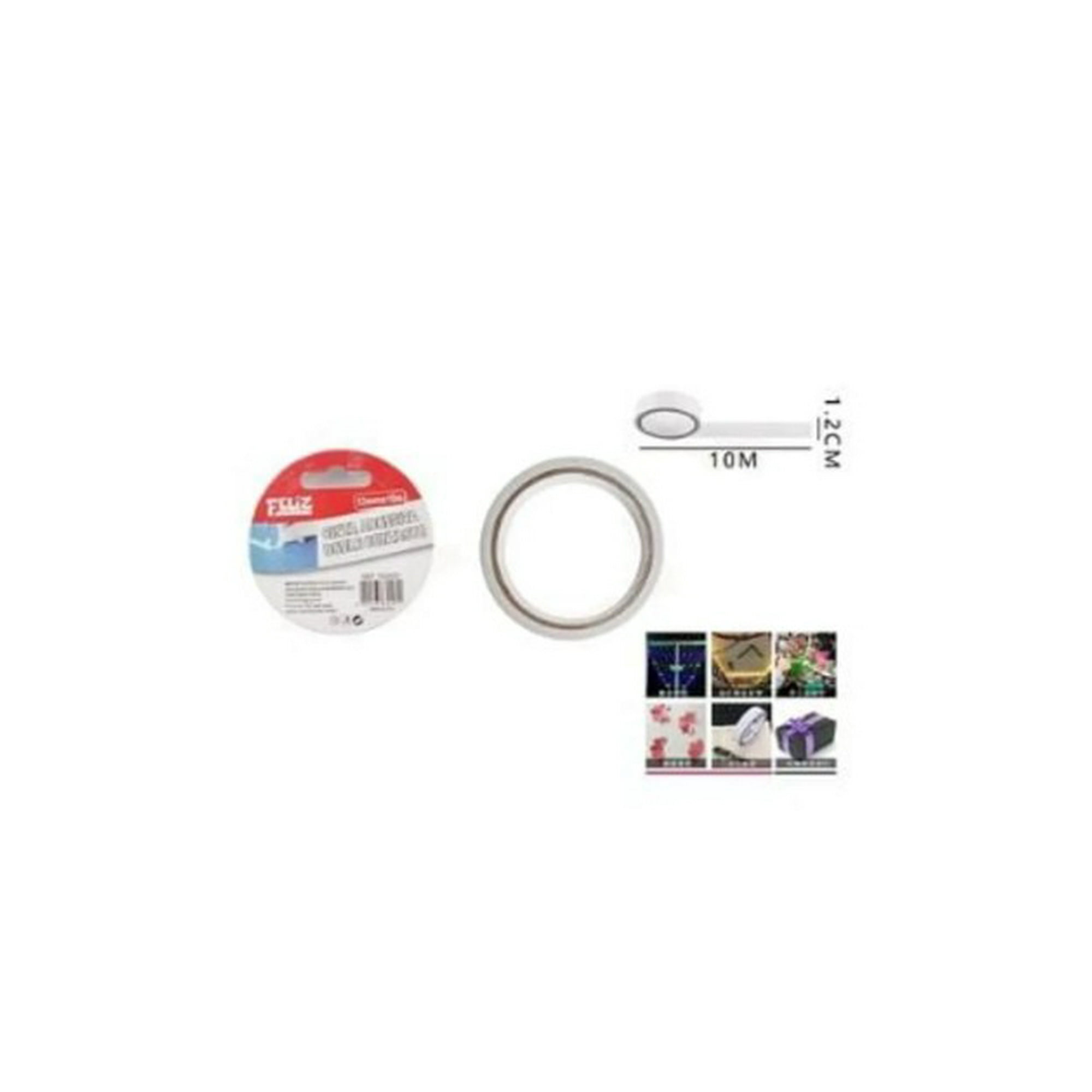 Genérico - Cinta Adhesiva Doble Contacto 1 2 Cm X10 Mm