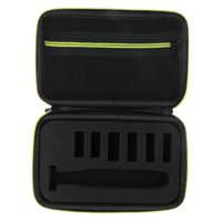 Magideal - Caja De Almacenamiento Para Afeitadora, Con Organizador De Estuche De Transporte De Tpu De Nailon Suave Con Cremallera Para Afeitadora Qp2520/72 , Cremallera Verde