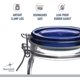 thumbnail image 4 of Tarro de alimentos Bormioli Rocco 715 ml con tapa azul hermética, 4 of 9