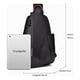 thumbnail image 2 of Mochila Cruzada Multiuso Bolso De Hombro Con USB, 2 of 5