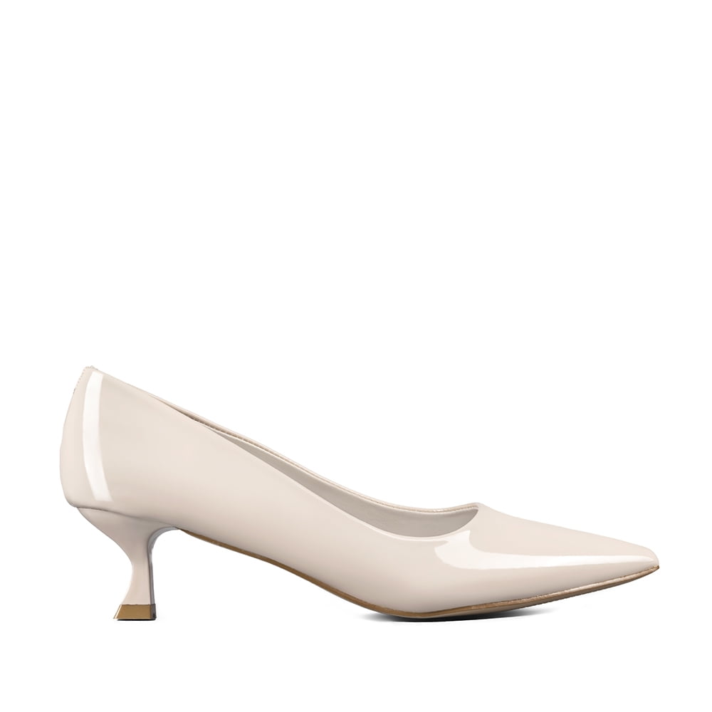 Zapato Taco Mujer Charol Goma Formal Elegante Weide Qiu391