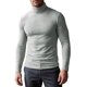 thumbnail image 1 of INSPIRE CHIC Camiseta de Cuello Alto de Manga Larga para Hombre Ajuste Ceñido Camiseta Térmica Suave L Gris Claro, 1 of 6