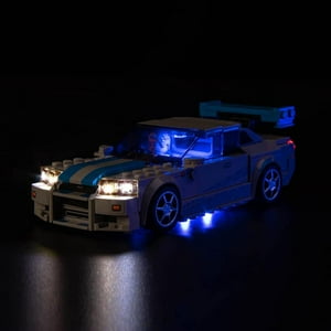 Kit De Luces Led Brickbling Para Nissan Skyline Gt-R (R34) De Lego Speed Champions