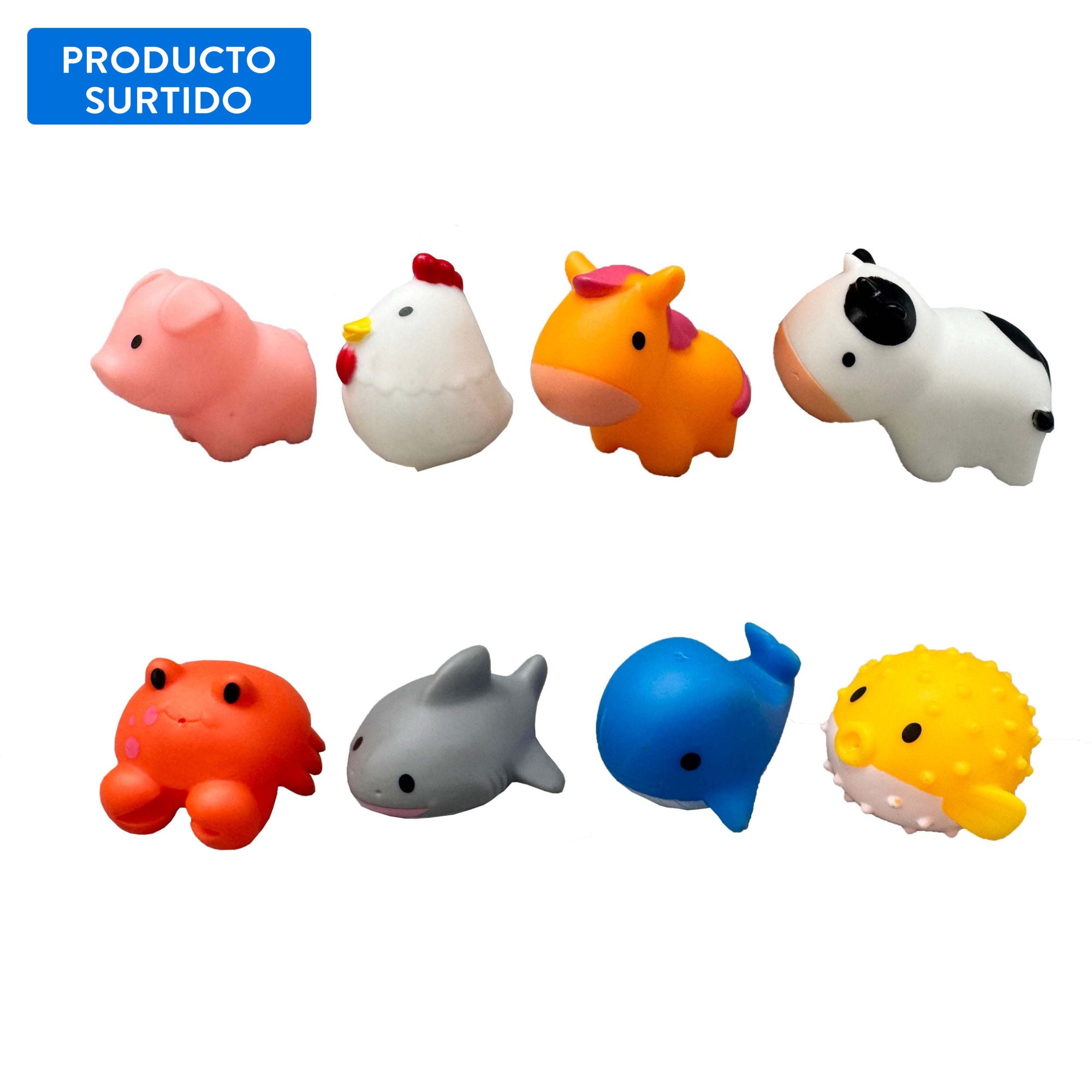 Set 4 Lanza Agua 7x4cm Pvc Haus