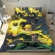 thumbnail image 1 of Ojos de Wakanda Conjunto de sábanas temático, trío de piezas, cómodo y amigable con la piel, diseño único, regalo de decoración para el hogar para familiares, amigos y fans, 90 cm * 190 cm, 1 of 6