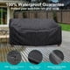thumbnail image 5 of Funda de sofá de patio BROSYDA impermeable para 2 plazas y exteriores, negra, 5 of 7