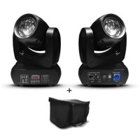 2 Cabezas Moviles De 100 Watts + Bolso De Regalo Supersonic Mini 1002