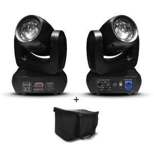 2 Cabezas Moviles De 100 Watts + Bolso De Regalo Supersonic Mini 1002