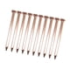 thumbnail image 4 of Clavos de cobre (paquete de 10), fácil instalación, accesorios de ferretería, puntas de pizarra resistentes, acabado para techos de árboles, bricolaje 89mm, 4 of 5