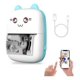 thumbnail image 1 of Impresora Termica Portatil Bluetooth Gatito con Rollo Fotos Tareas Dispositivo Bolsillo Figoimport, 1 of 3
