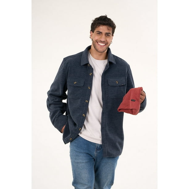 Camisa Campera De Polar Hombre