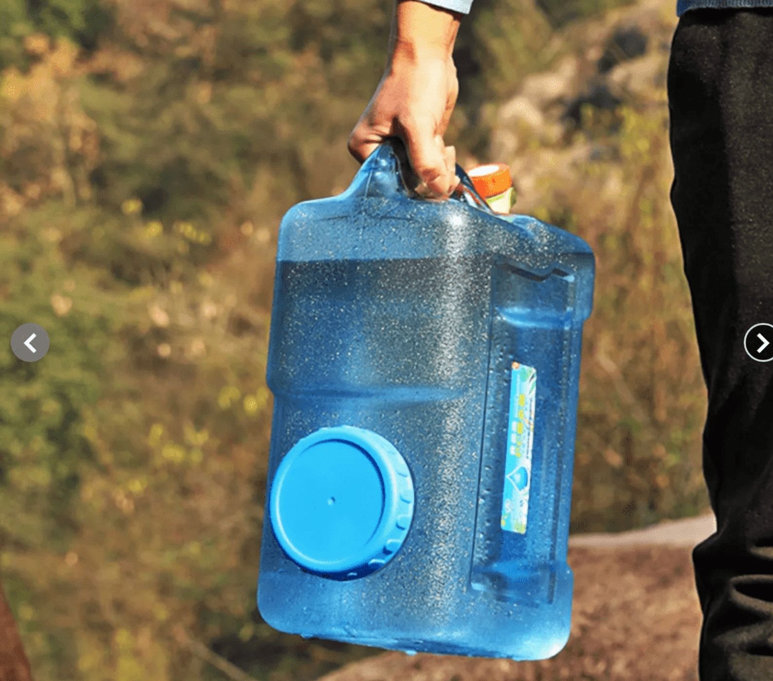 Mundo Shopping - Dispensador Tanque De Agua 12Lts Portatil Con Tapa Y Grifo