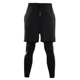 thumbnail image 5 of Hombres Gimnasio Fitness Pantalones Cortos Compresión Capa Base Entrenamiento Pantalones Ajustados M, 5 of 5