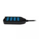 thumbnail image 2 of Alargador Extension 5mts 4 Entradas Negro, 2 of 5