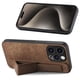 thumbnail image 3 of Funda Protectora con Correa para iPhone 15 Pro Resistente a Golpes Marrón, 3 of 6