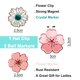 thumbnail image 2 of Marcadores de Golf Eshan - Set de 2 piezas con flores magnéticas, 2 of 6