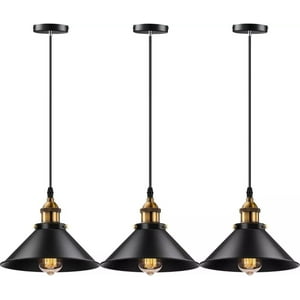Shop E-Home - Pack 3 Lampara Techo Colgante Vintage