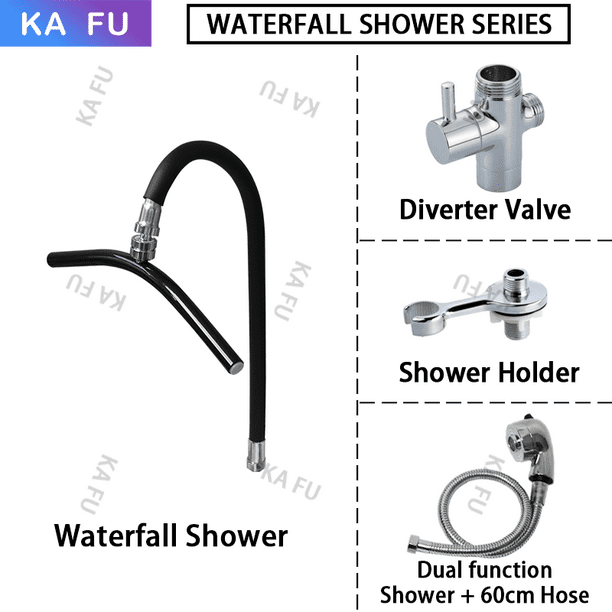 Hair Wash Head Massage Spa Therapy Bending Waterfall Shower for Shampoo Bowl Basin Hair Station Beauty Salon Supply