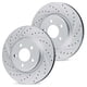 thumbnail image 1 of Kit de frenos traseros R1 Concepts de la serie Carbon con ranuras perforadas, 1 of 8