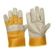 thumbnail image 3 of Guantes de soldadura Guantes de protección ignífugos Accesorios de soldadura Guantes de trabajo resistentes al desgaste para horno, Beige, 3 of 5