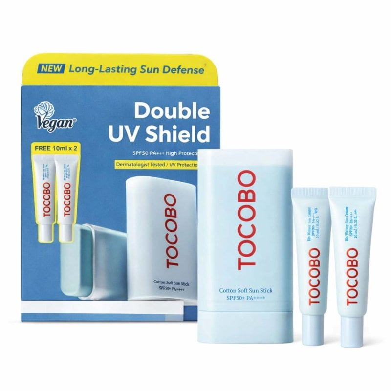 Set Tocobo Protector Solar Cotton Sun Stick Spf50+