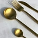 thumbnail image 2 of Set de Cubiertos 16 Piezas Dorado Acero Inoxidable 18/10, 2 of 8