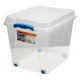 thumbnail image 1 of Caja Organizadora 27lts Wenco C/ Ruedas 31x30x40cm Apilable Transparente 27 Litros Rollbox, 1 of 8