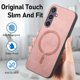 thumbnail image 2 of Magnetic Slim Case for Samsung Galaxy S23 FE with Camera Guard & Anti-Scratch Back Pink, 2 of 6