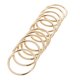 thumbnail image 1 of 10 Uds. De Anillos De Atrapasue?os De Metal De Hierro Soldado, Aro De Macramé, Artesanía Dorada, 1 of 5