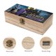 thumbnail image 3 of La Familia Addams 3 Caja Organizadora de Madera Rústica - Caja Decorativa Multifuncional para Escritorio, Hogar, Oficina, Joyas y Manualidades, 3 of 6