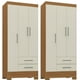 thumbnail image 1 of Combo 2 Clóset 3 Puertas 2 Cajones 180x68x35 cm Off White R32X2, 1 of 7